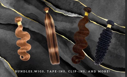 colored & non colored wigs & bundles
